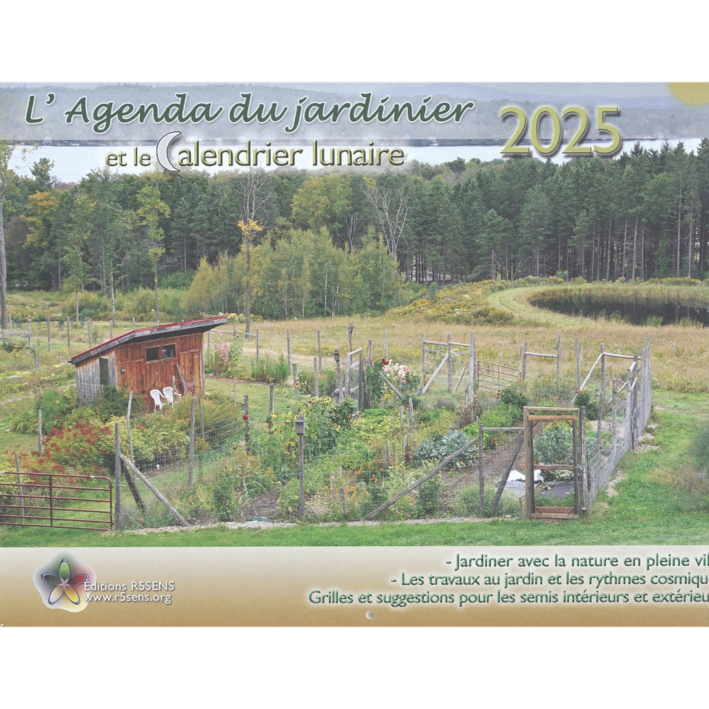 Agenda du jardinier et calendrier lunaire 2025