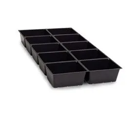 Barquette à 10 cavités de grand format