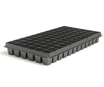 Multi-cell seed tray with drainage
