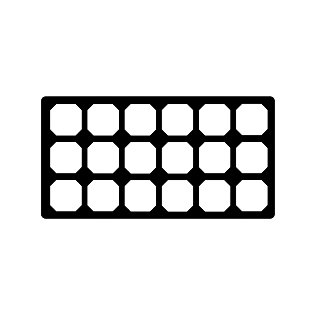 Plateau d’insertion pour pots de 3.3 po