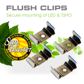 Fixations Flush Clips pour ensembles d’éclairage SunBlaster