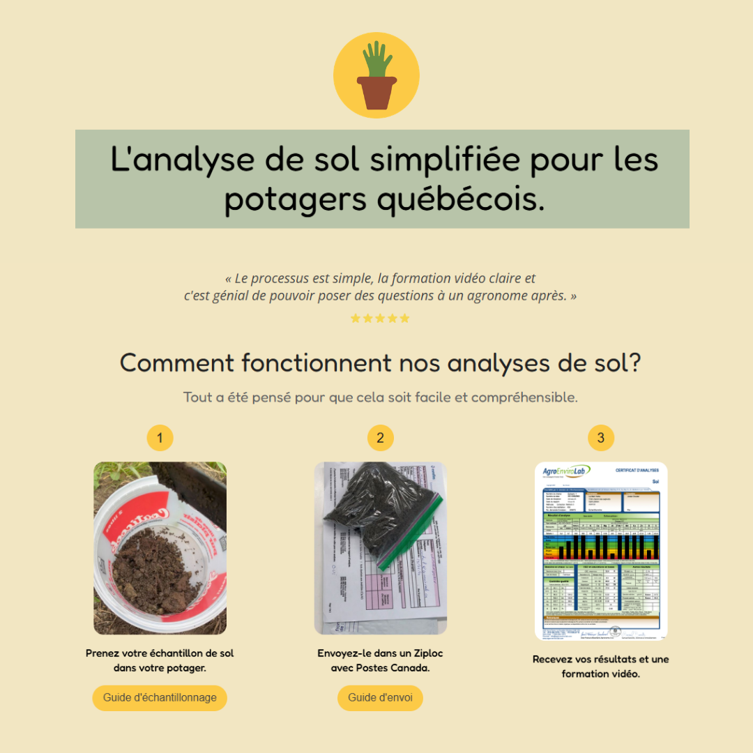 La Main Verte - Analyse de sol