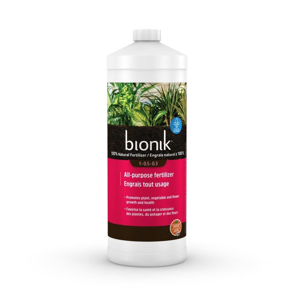 Engrais liquide biologique Bionik - Tout usage 1-0,5-0,3